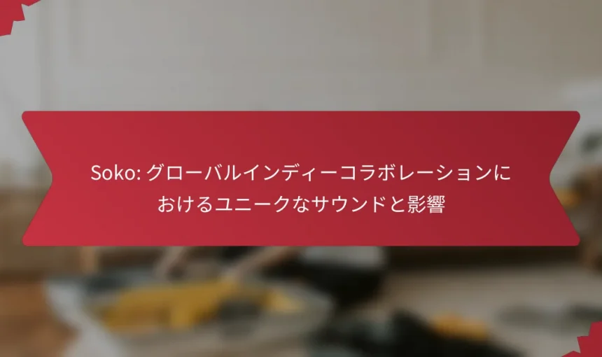 Soko: グローバルインディーコラボレーションにおけるユニークなサウンドと影響